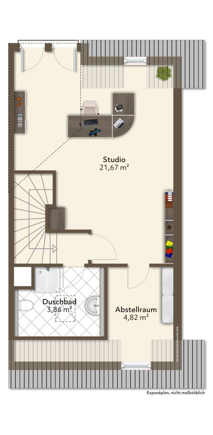 Grundriss Dachgeschoss