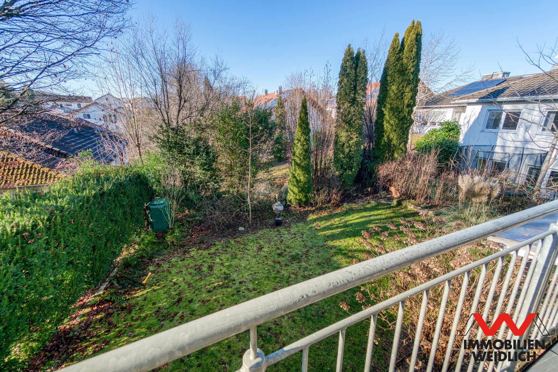 Blick in den West-Garten-Bereich