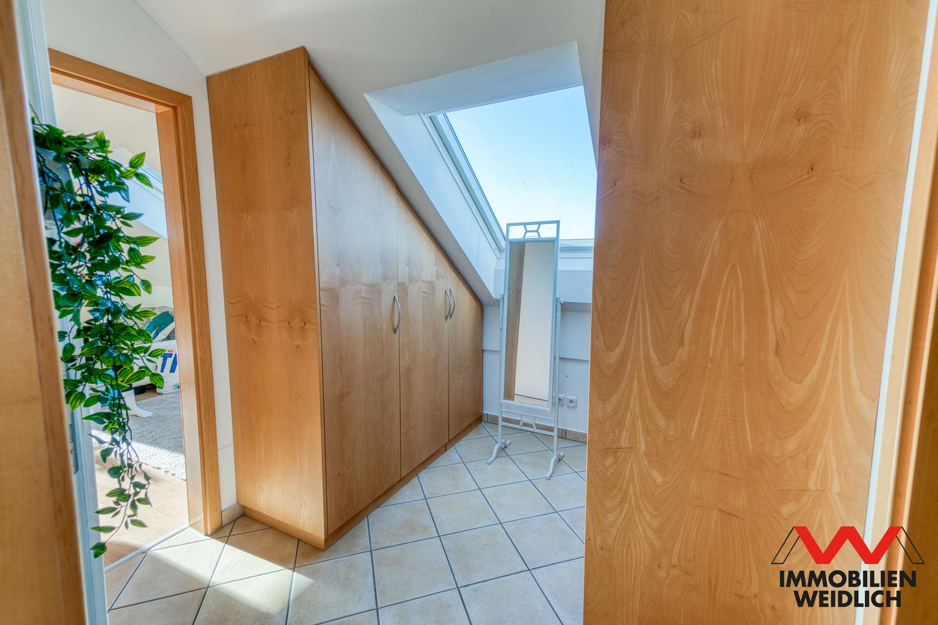 Schrankdiele im Dachgeschoss