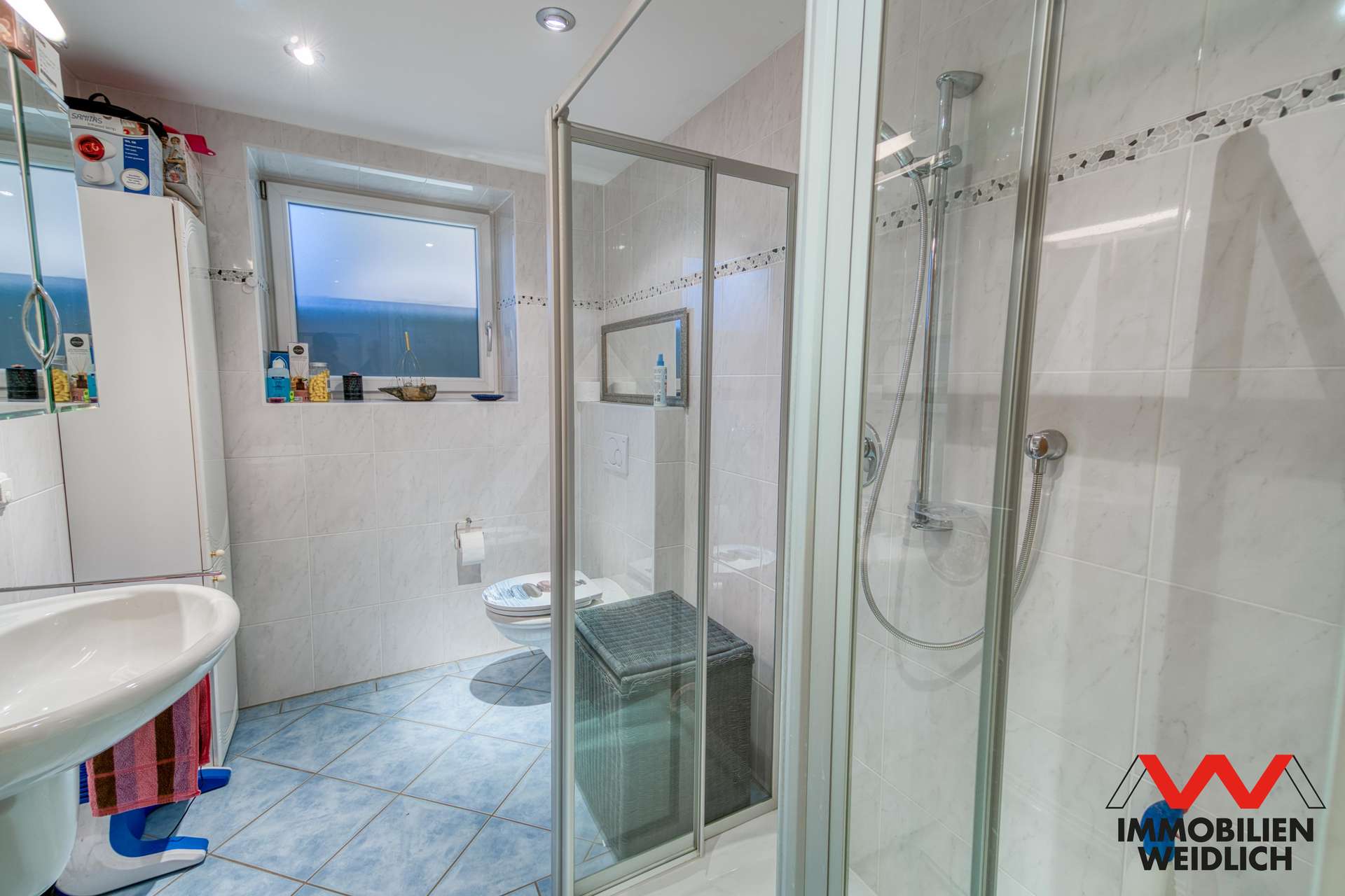 Duschbad im Untergeschoss