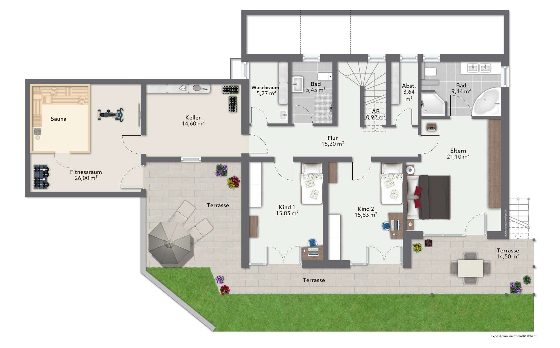 Grundriss Untergeschoss