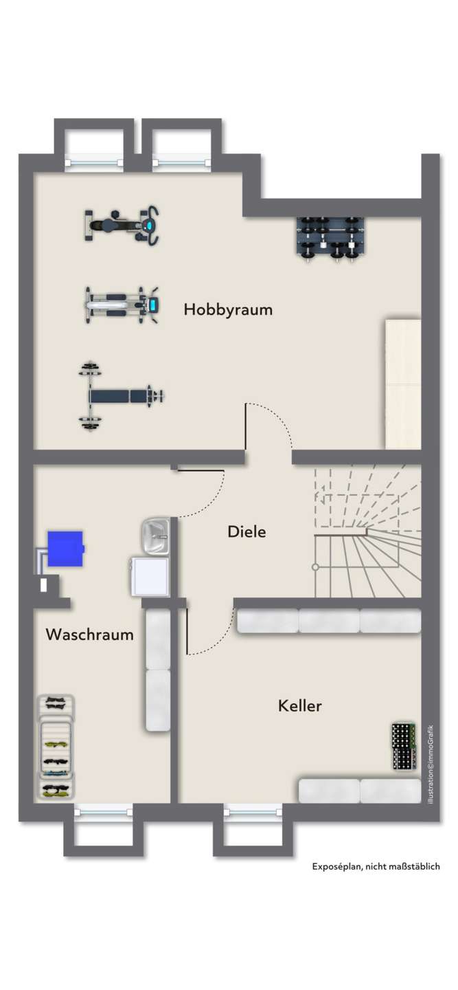 Grundriss Kellergeschoss