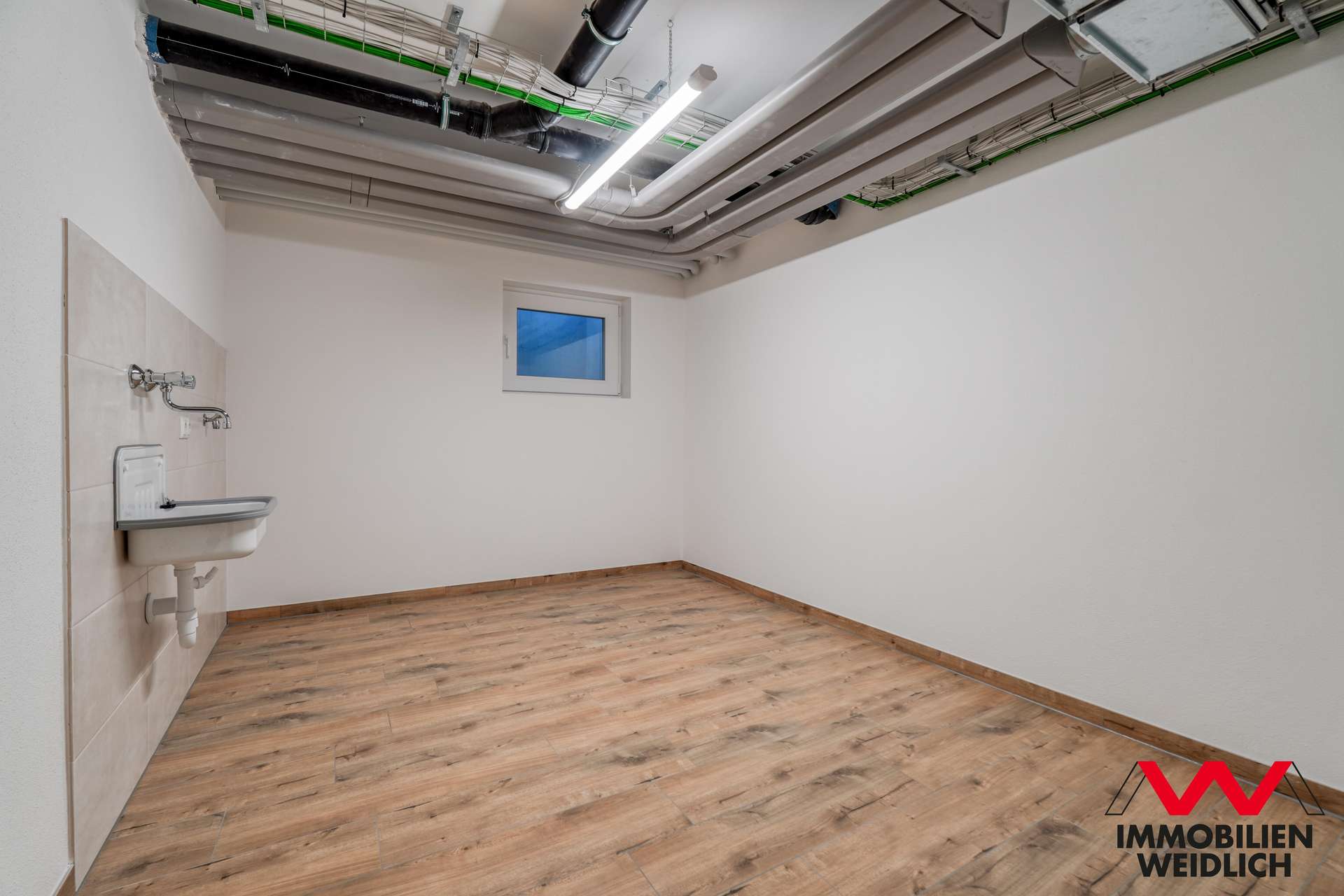 Waschraum im Keller