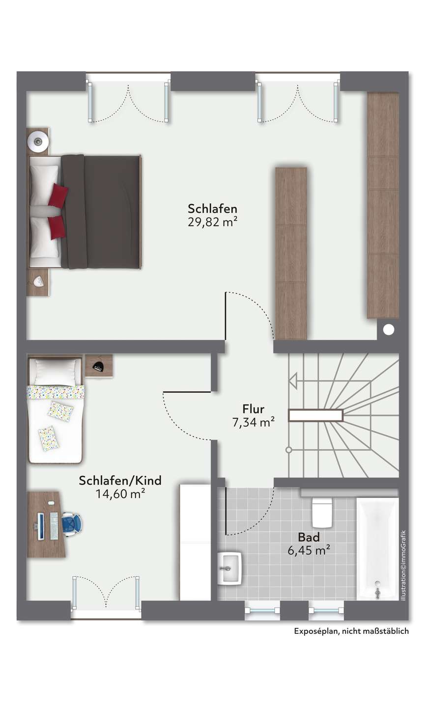 Grundriss Dachgeschoss