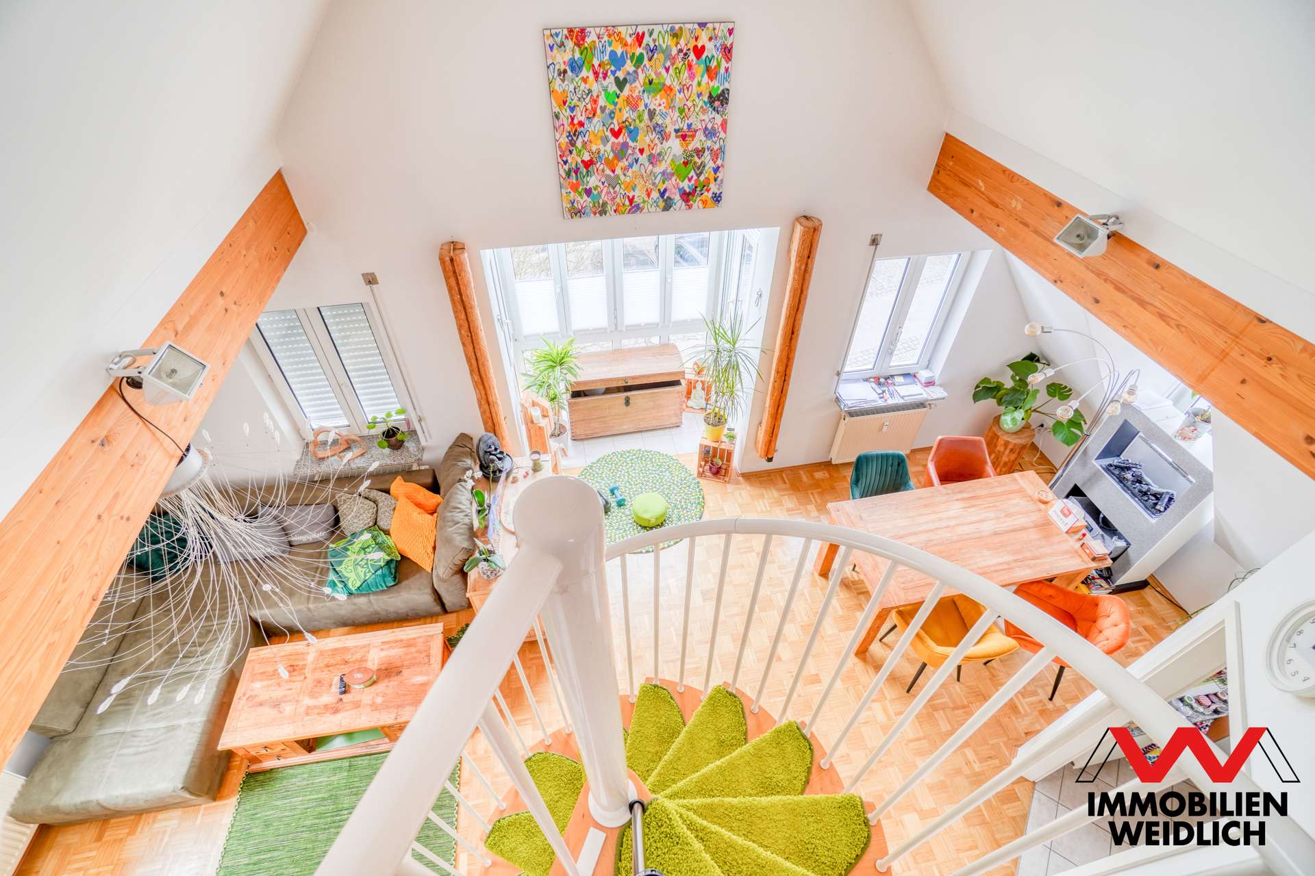 Blick von der Galerie