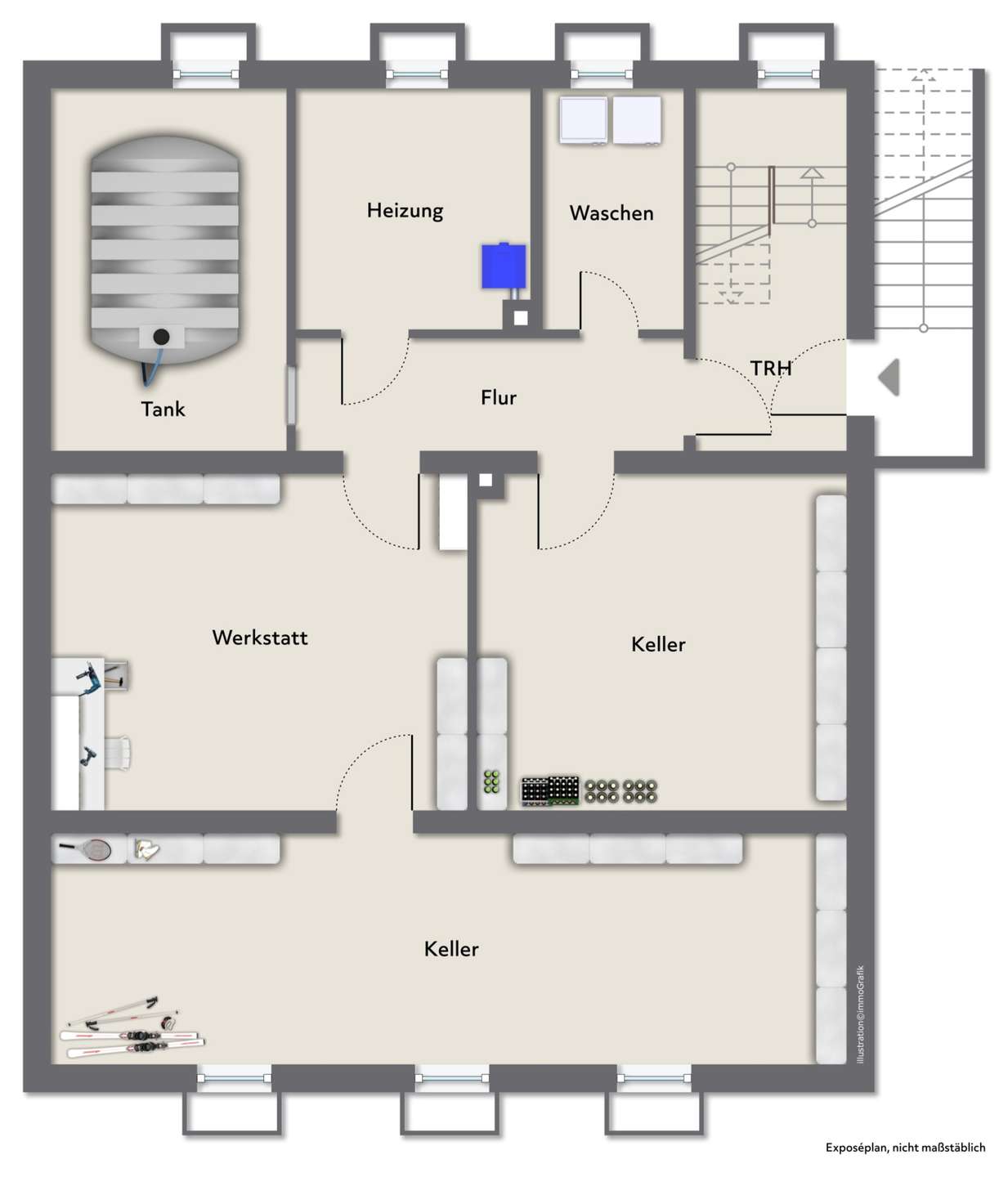 Grundriss Kellergeschoss