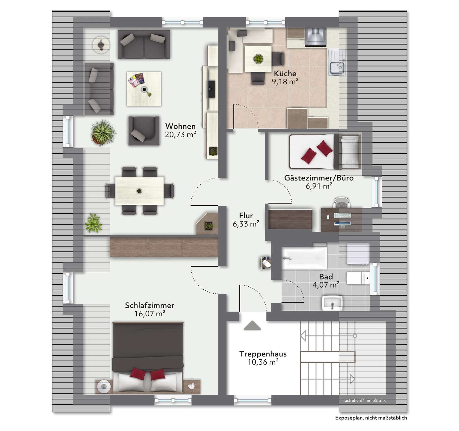 Grundriss Dachgeschoss