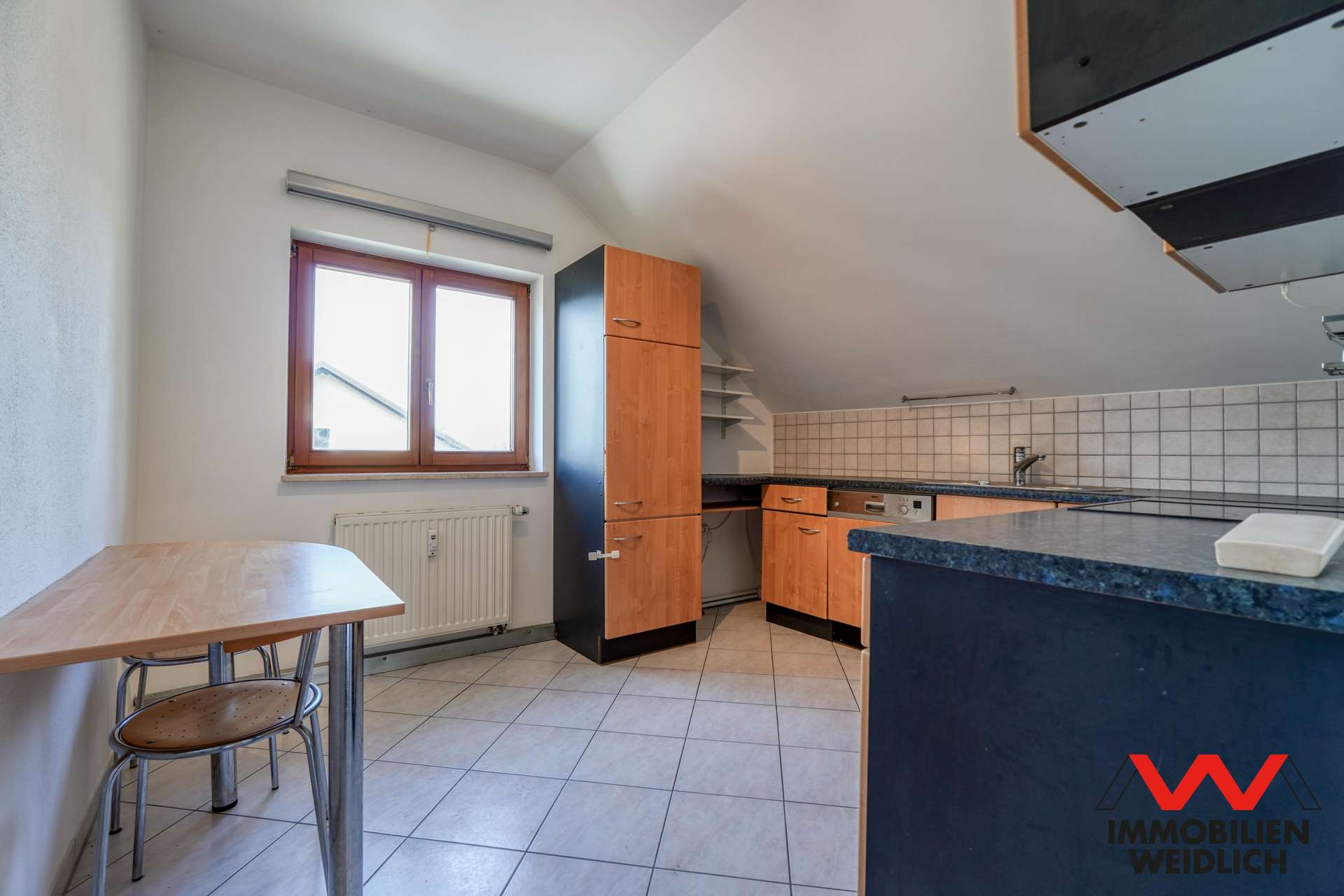 Küche im Dachgeschoss
