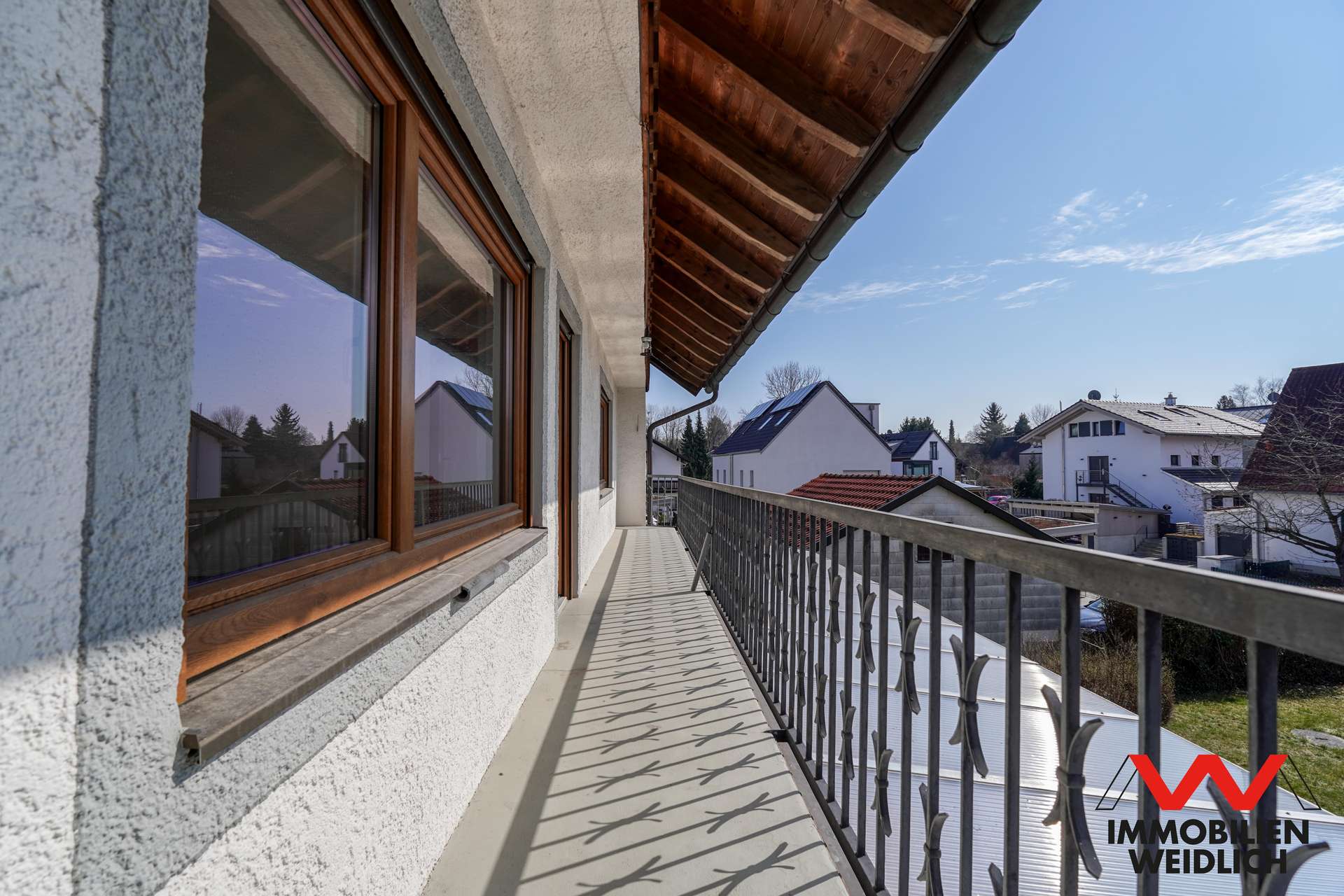 Balkon im Obergeschoss