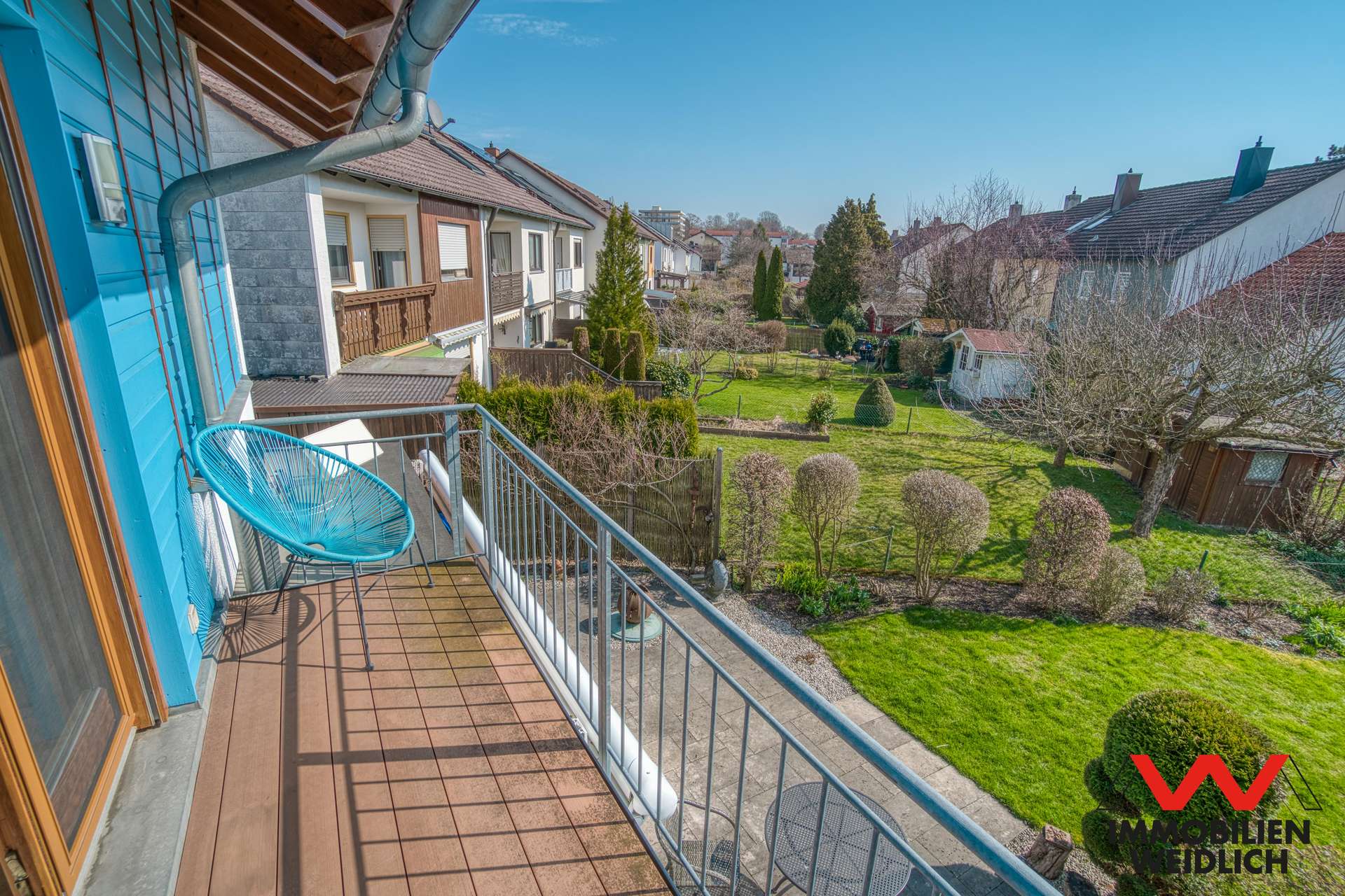 Balkon im Obergeschoss