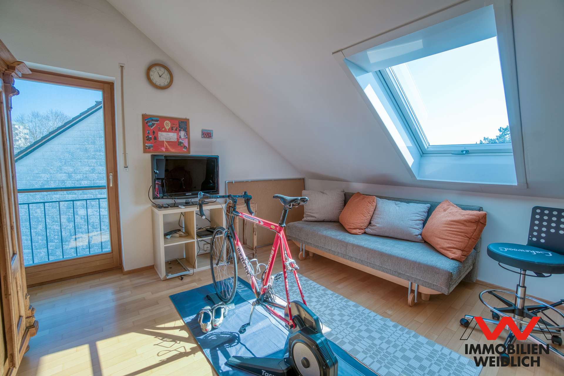 Studio im Dachgeschoss