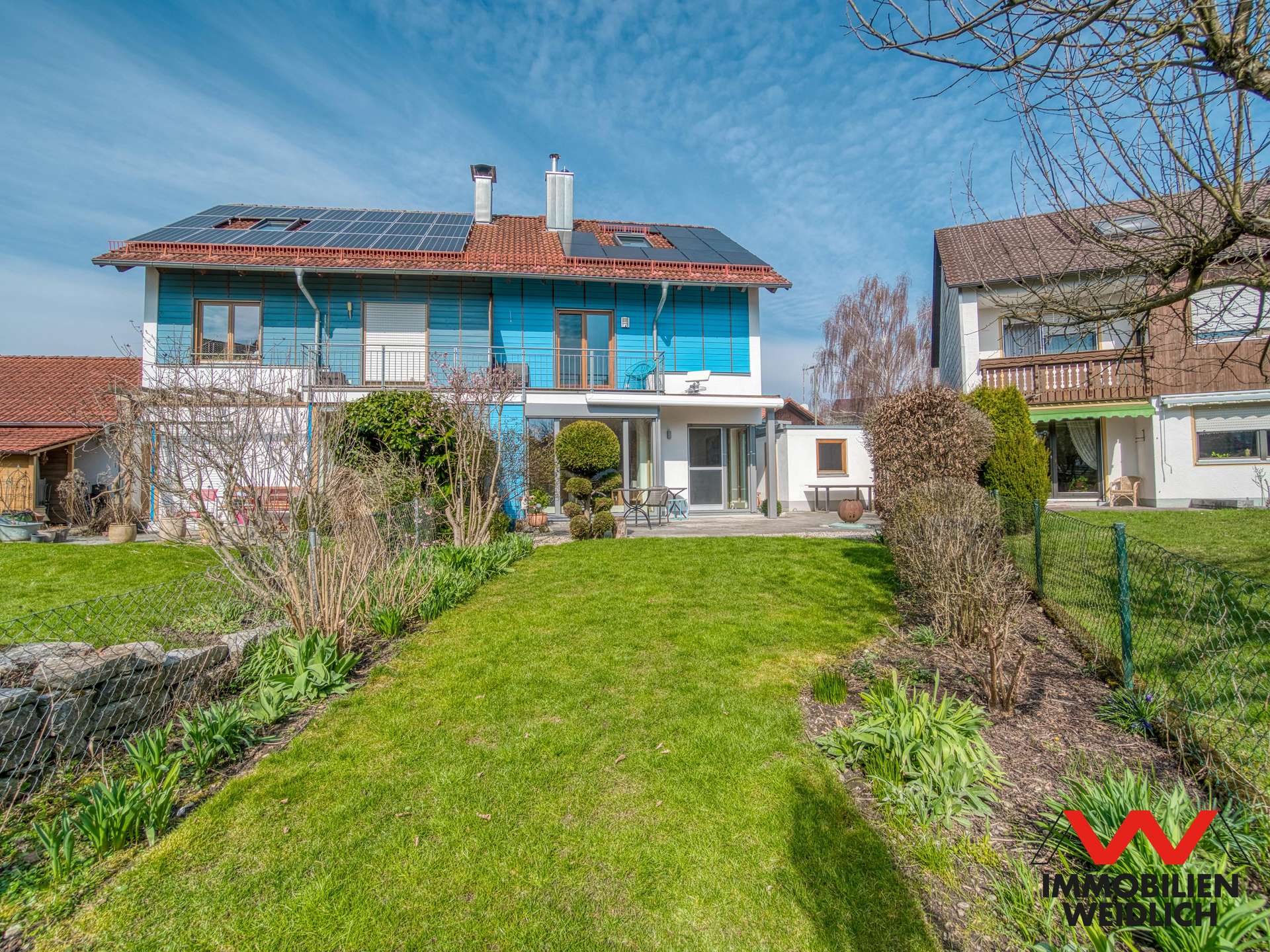 Süd-Ansicht und Garten