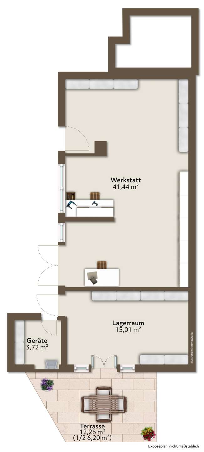 Grundriss Nebengebäude EG 