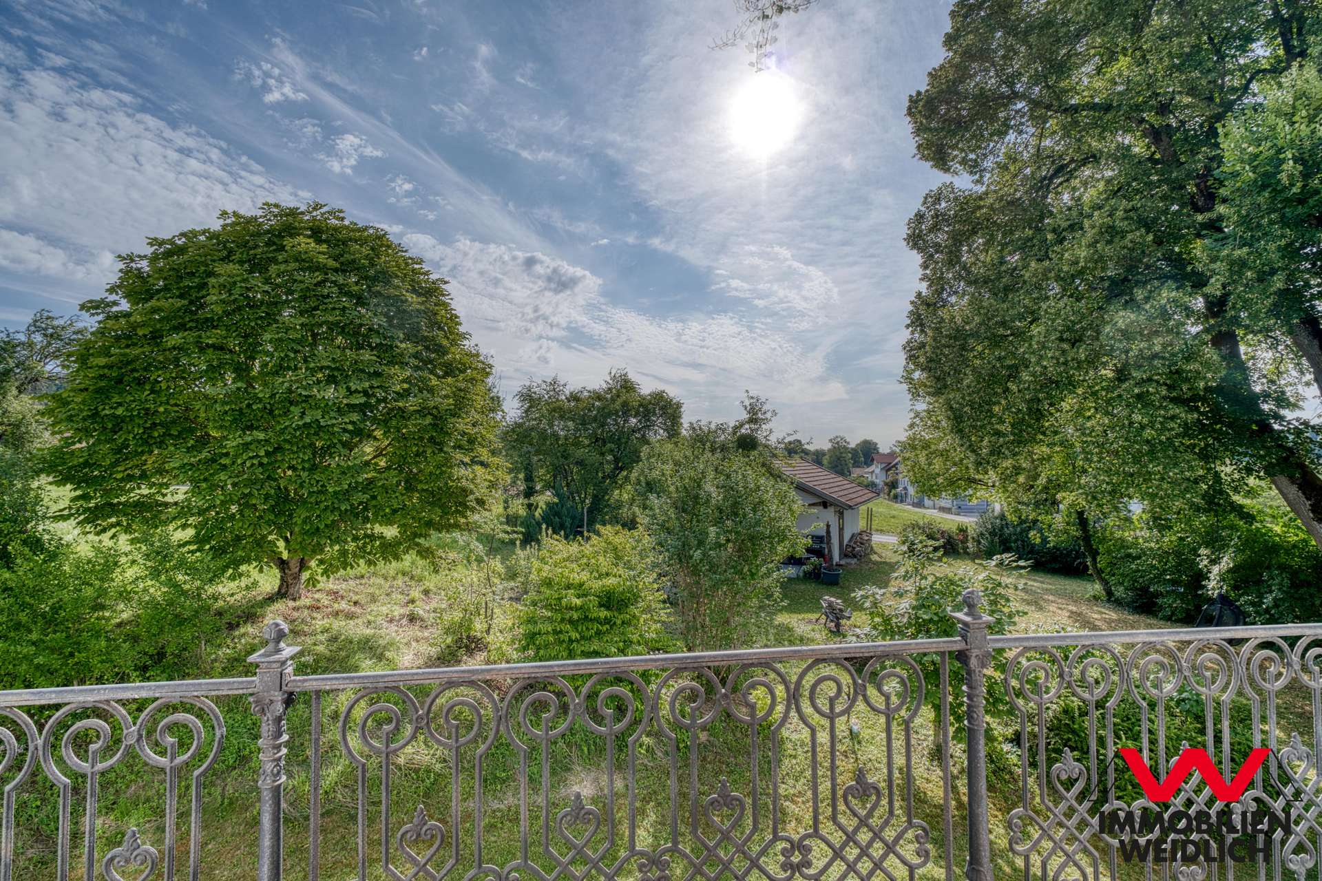 Blick vom Ostbalkon