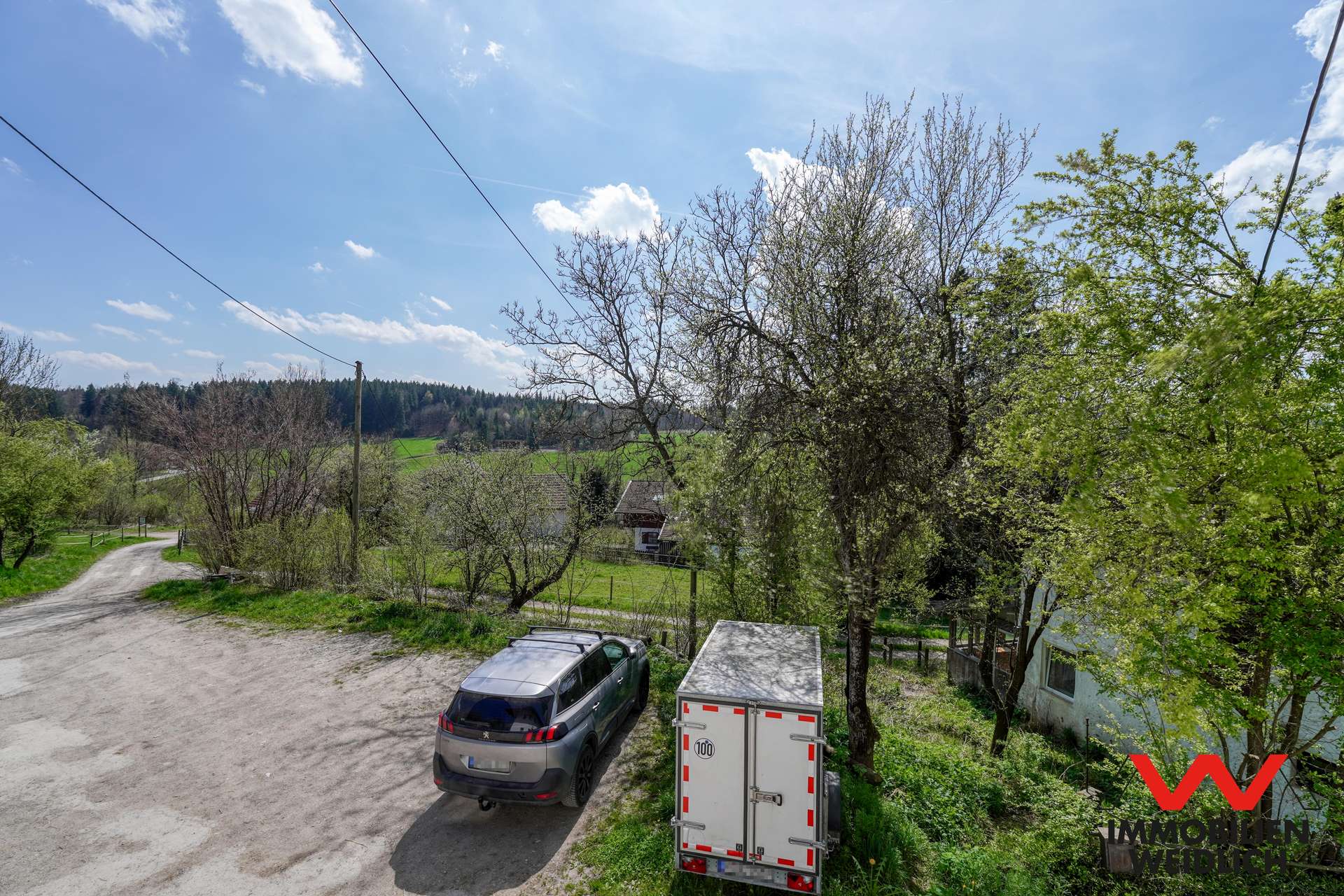 Ausblick vom 1. Obergeschoss nach Süden