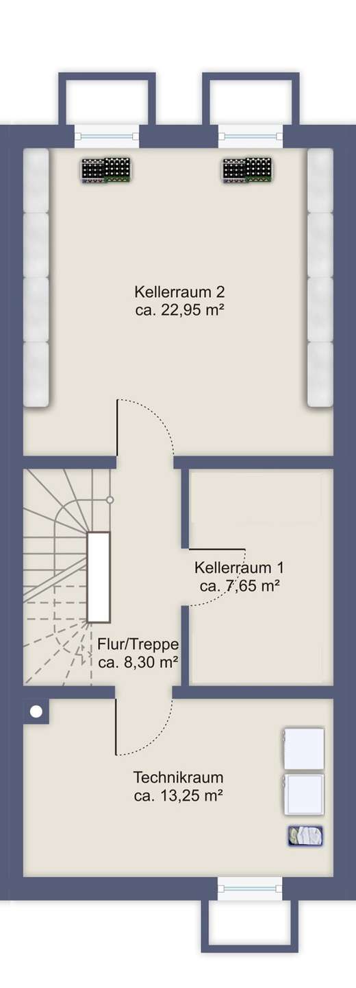 Grundriss Keller