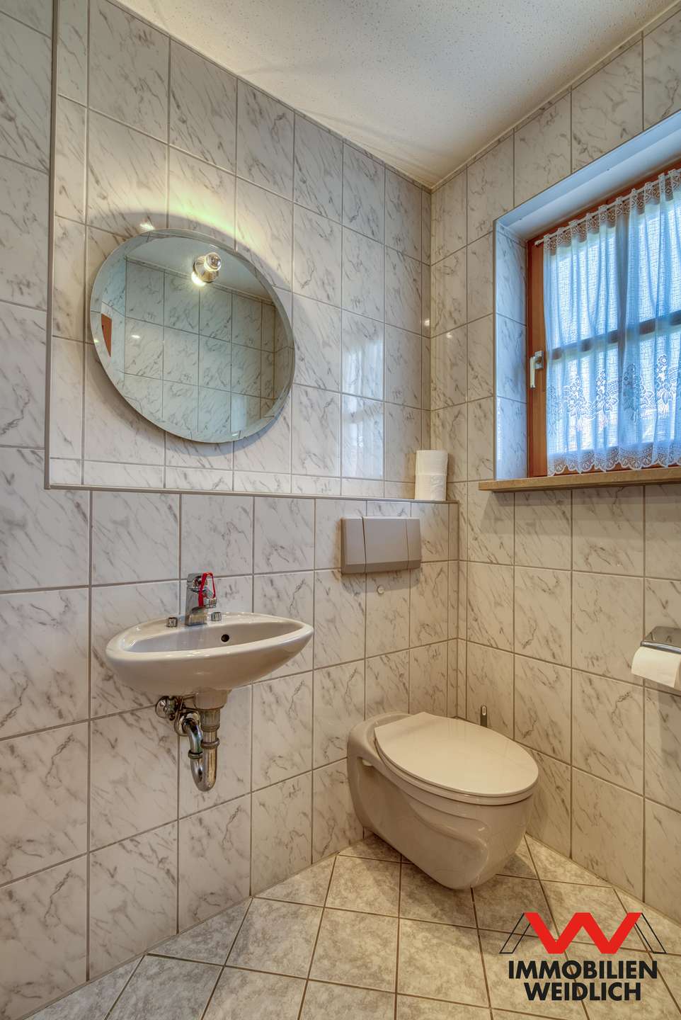 WC im Erdgeschoss