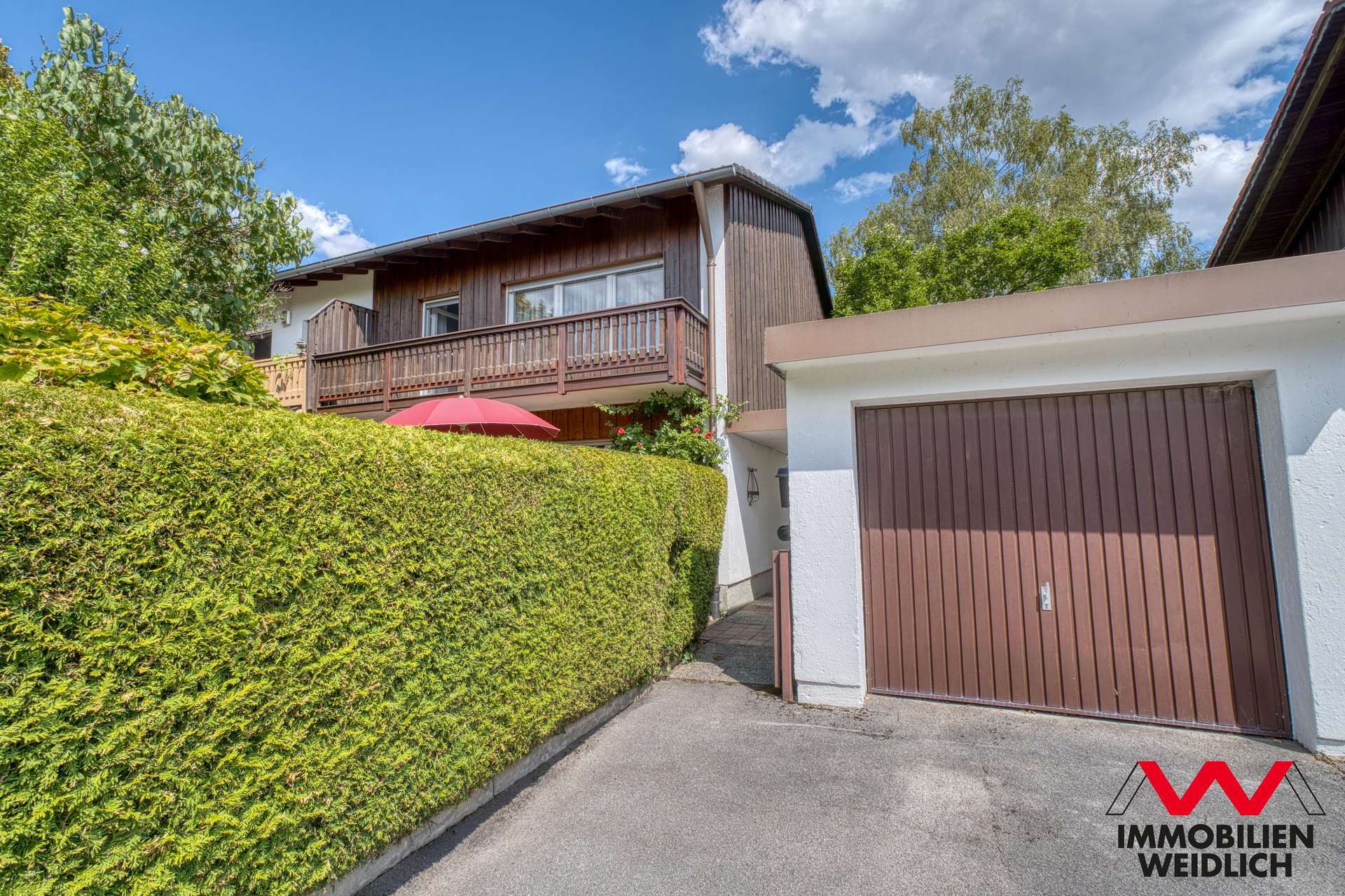 Westansicht - Garage