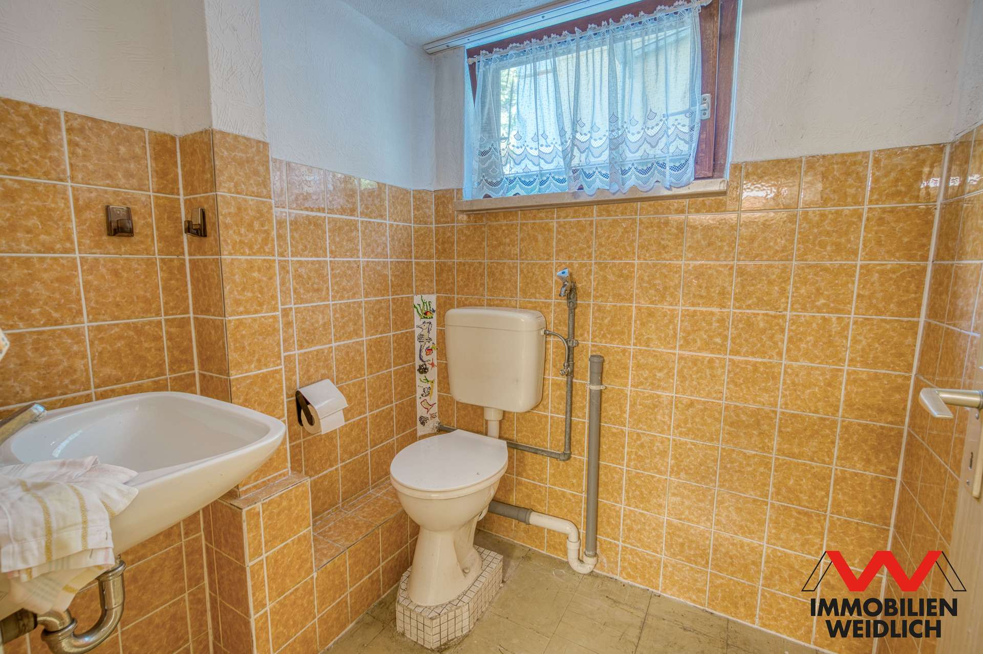 WC im Hobbyraum