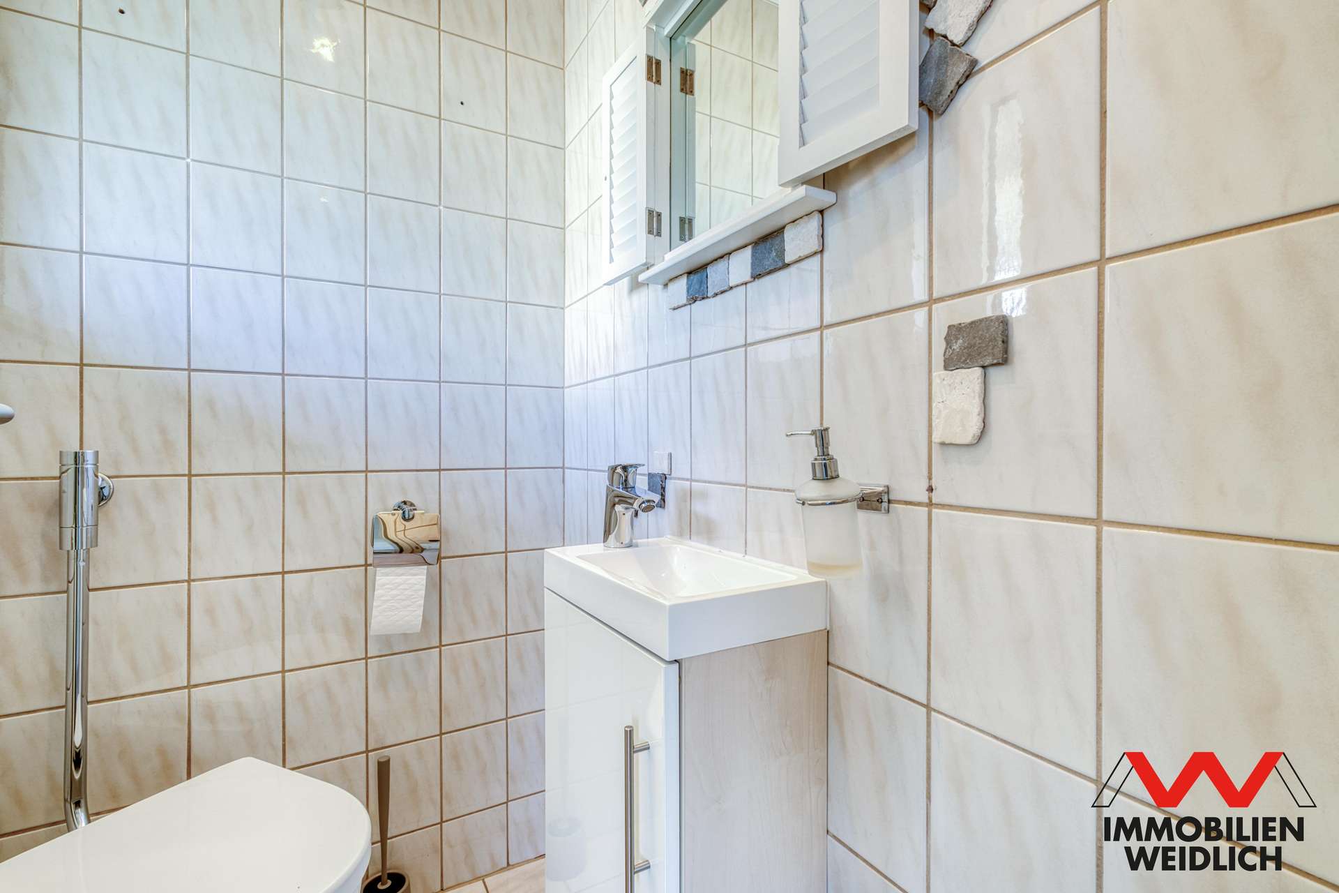 WC im Erdgeschoss