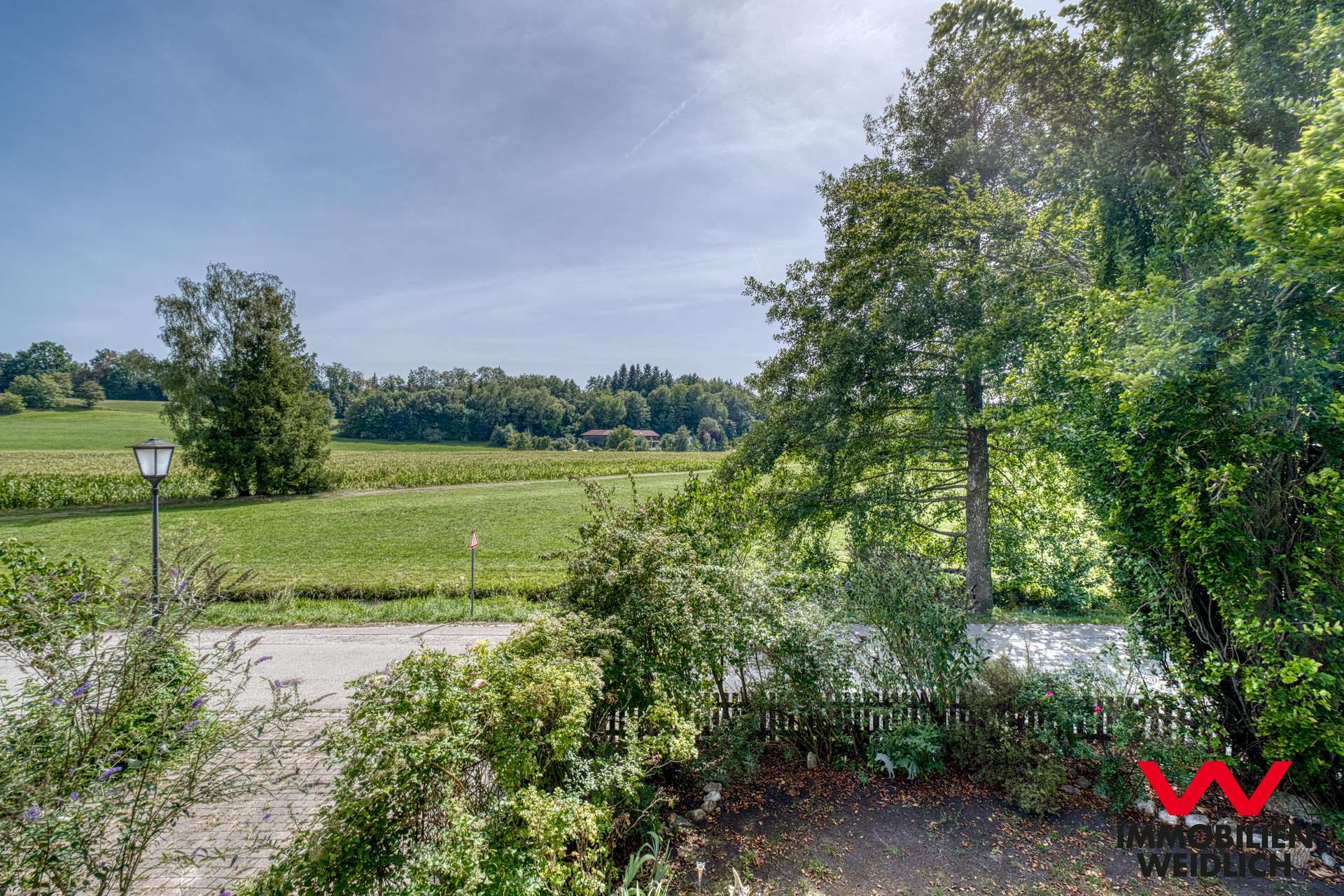 Blick vom Balkon