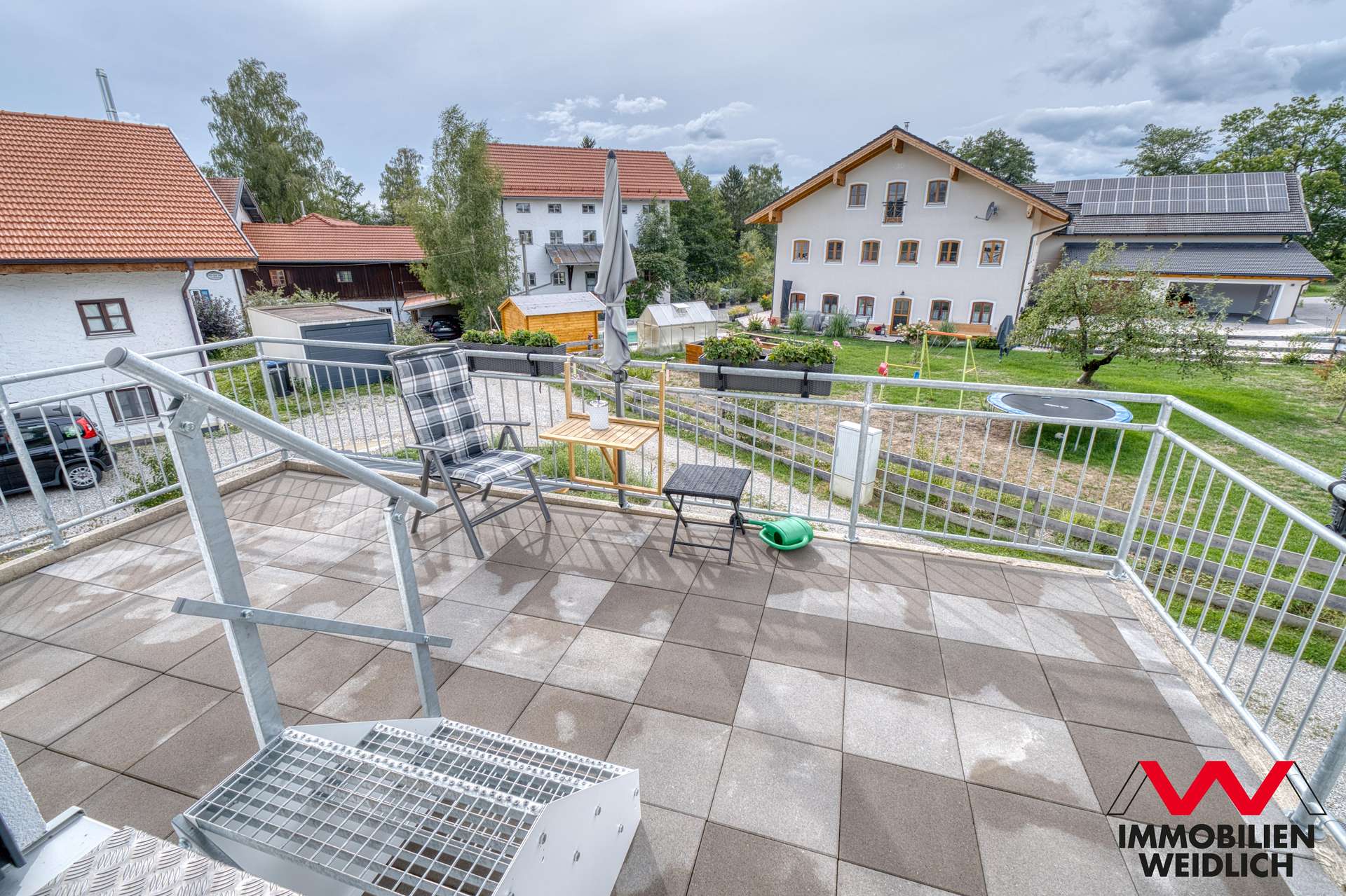 Dachterrasse im Obergeschoss