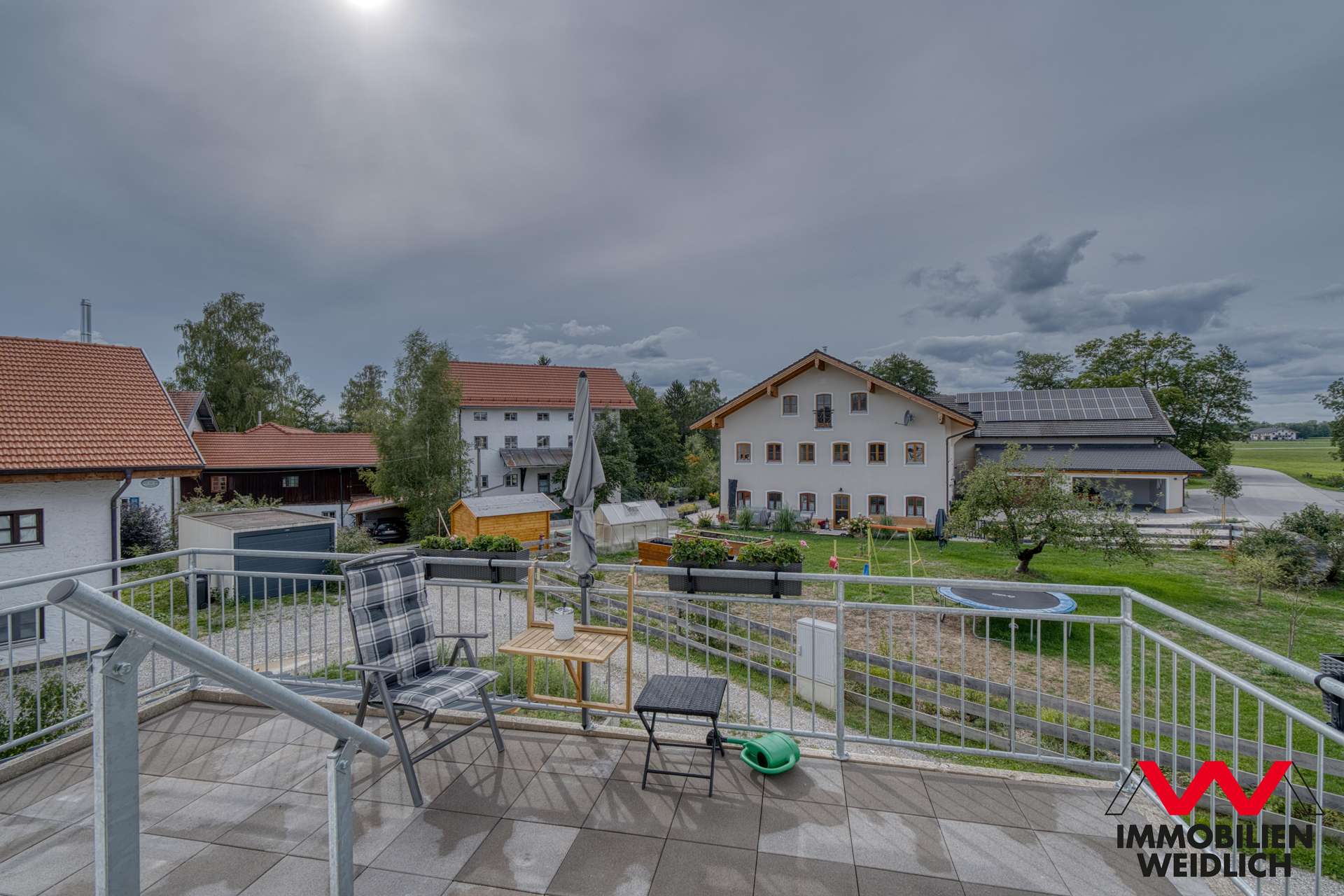 Blick von der Dachterrasse