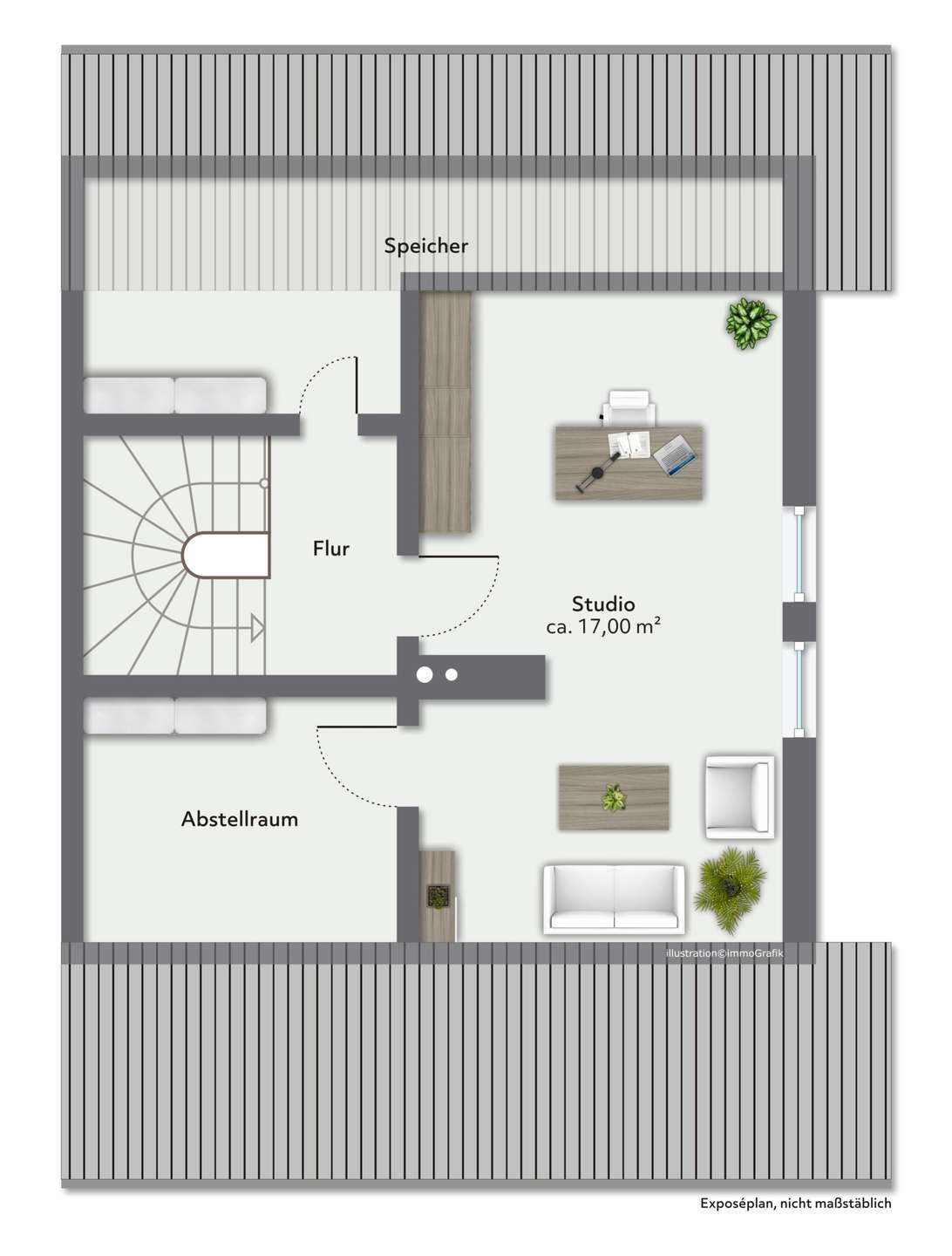 Grundriss Dachgeschoss